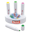 3色螢光筆加迴紋針座