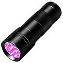 12LED紫外線UV鋁合金手電筒
