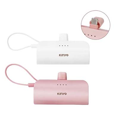 【KINYO】5000mAh 隨身輕巧口袋充-Type-C