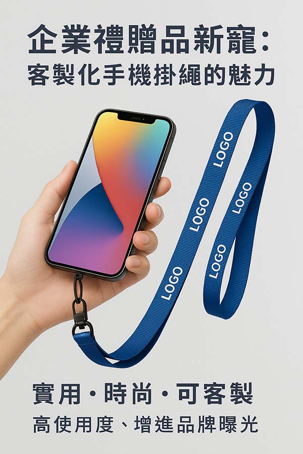 企業禮贈品新寵：客製化手機掛繩的魅力